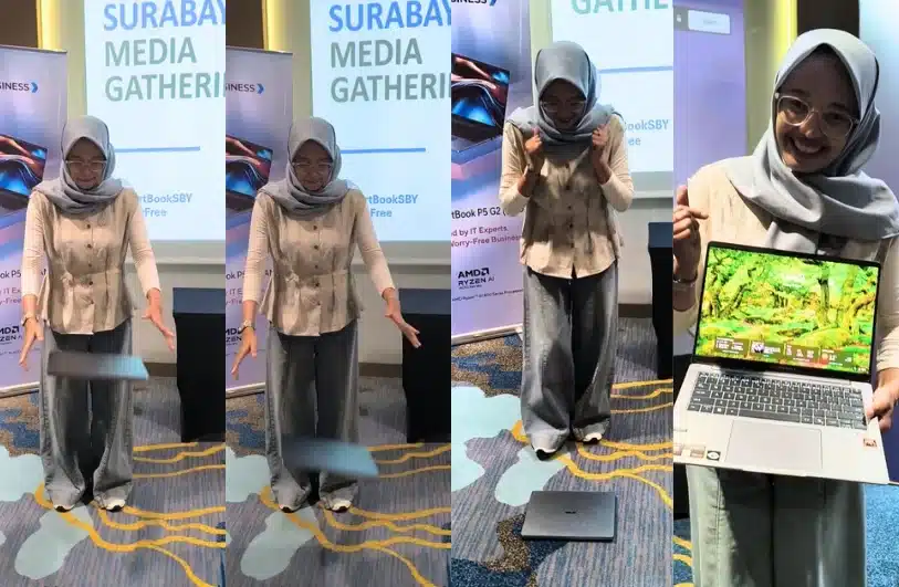 Hasil Tes Ketahanan Benturan ASUS ExpertBook P5 G2 AMD