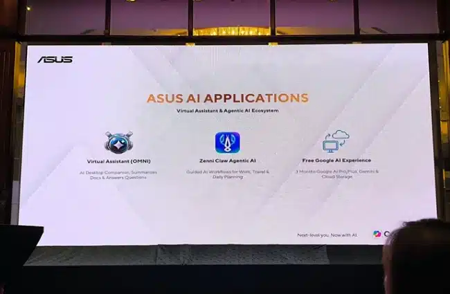 ASUS AI Ecosystem OMNI Virtual Assistant